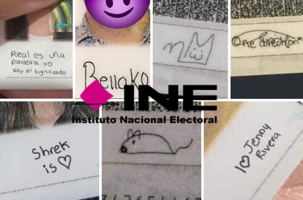 Firmas virales en identificaciones oficiales