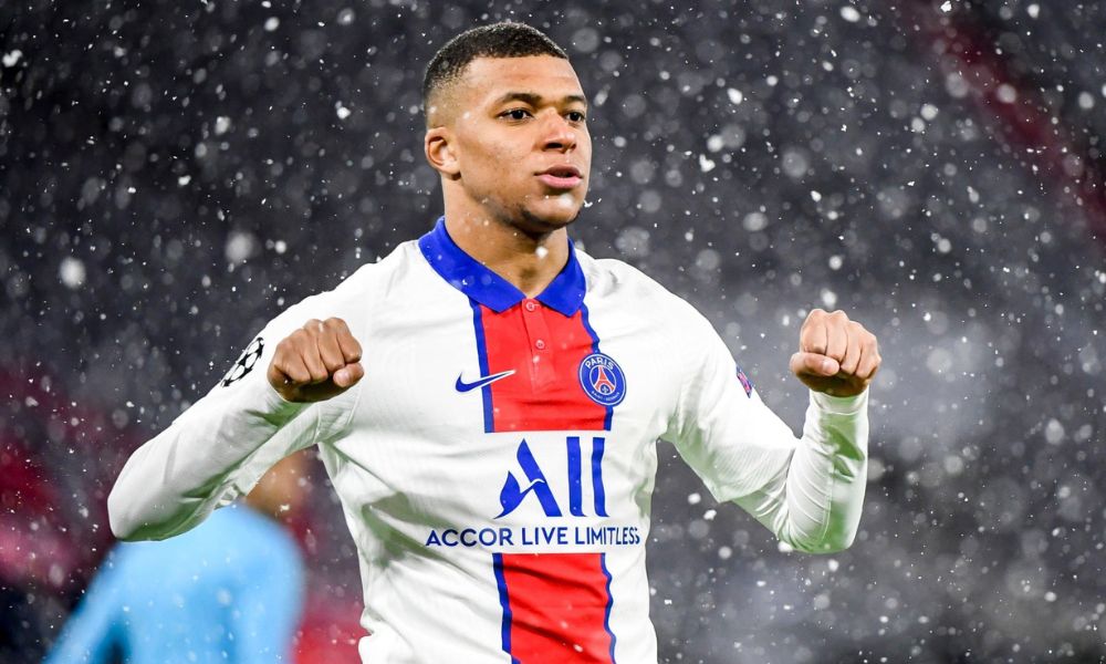 Kylian Mbappé con el PSG
