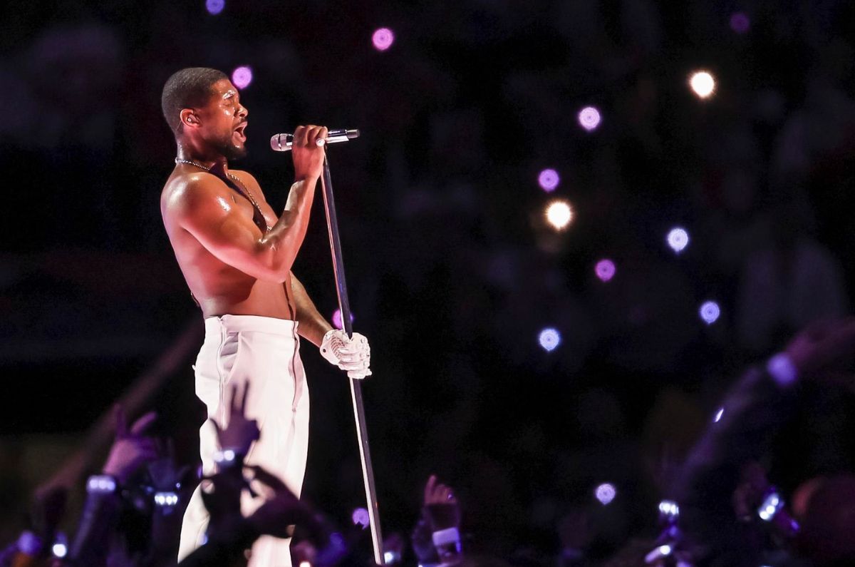 Super Bowl 2024: Así fue la presentación de Usher en el show de Medio Tiempo