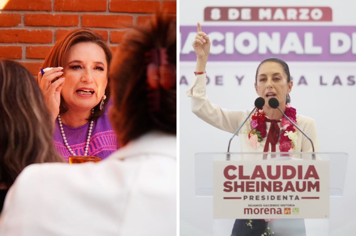8M: Claudia Sheinbaum y Xóchitl Gálvez no acudirán a las marchas