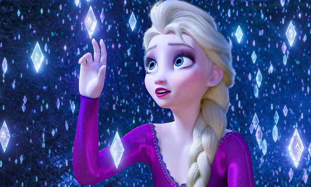 Elsa cantando Into the Unknown