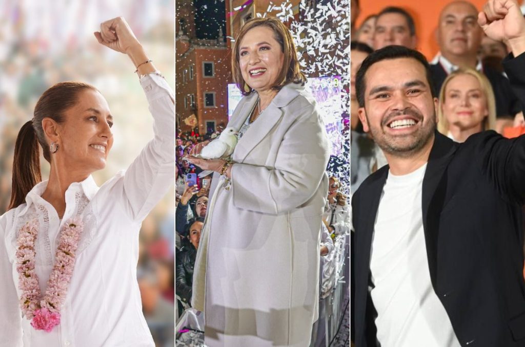 Desde las 00:01 horas de este viernes 1 de enero, los tres candidatos a la presidencia de México iniciaron actividades de campaña rumbo a las Elecciones 2024.