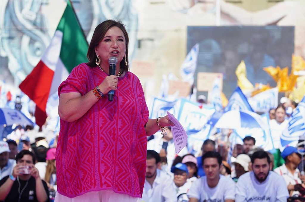 La candidata Xóchitl Gálvez pidió a la autoridad electoral señalar en qué regiones del país no será posible instalar mesas de votación por inseguridad.