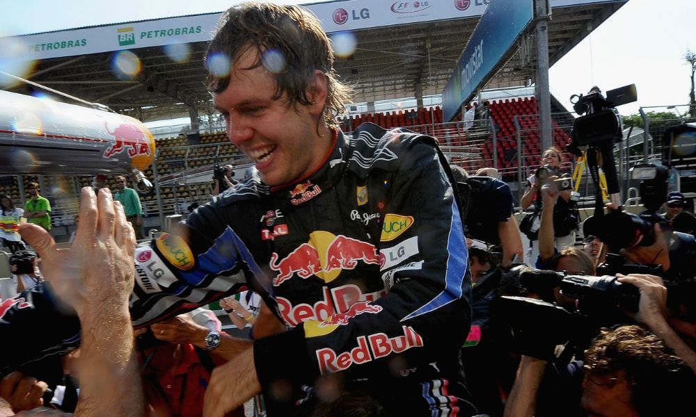 Sebastian Vettel con Red Bull