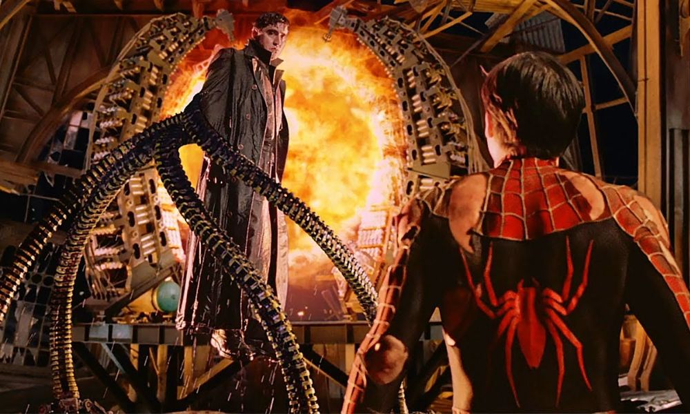 Spider-Man 2, escena del sacrificio del doctor Octavius