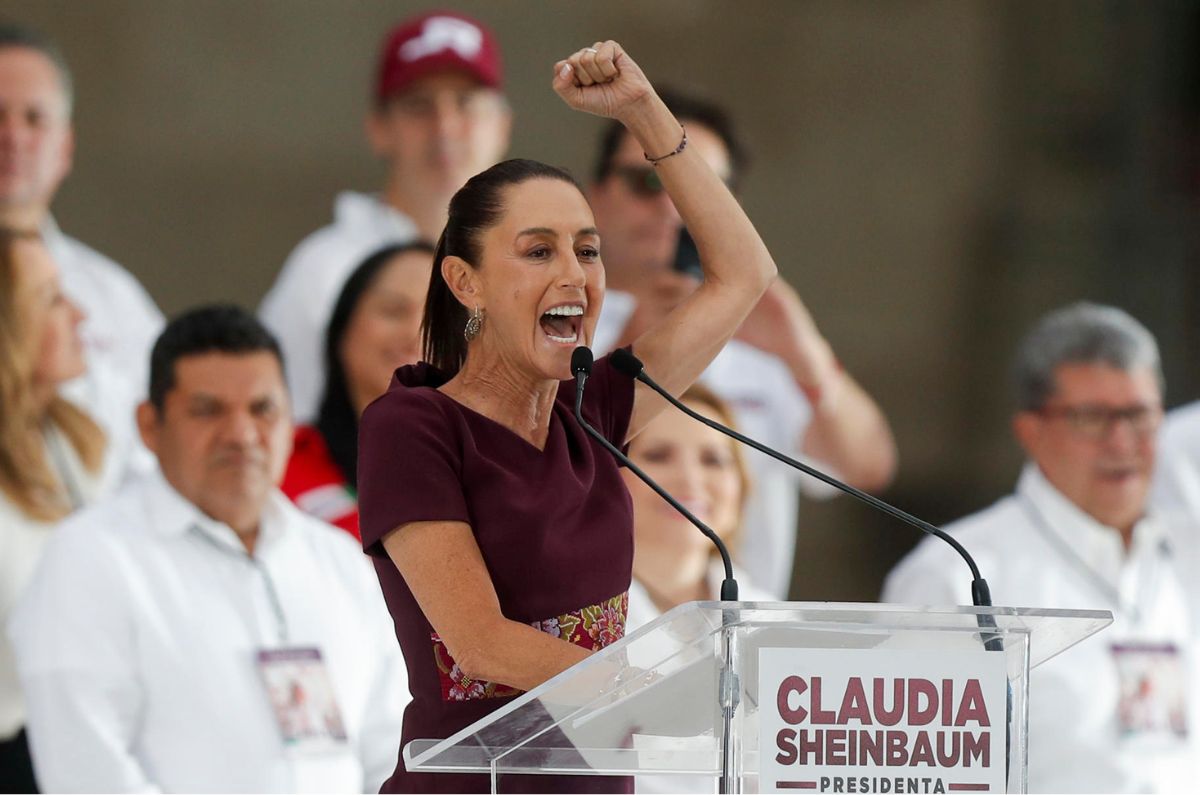 Claudia Sheinbaum pone punto final a su campaña frente a Palacio Nacional