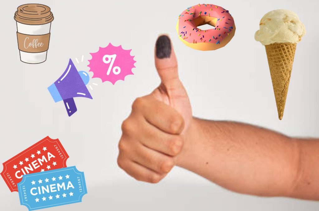 Votar tiene sus recompensas, conoce todas las promociones y cosas gratis que puedes obtener este 2 de junio. Entérate a continuación.