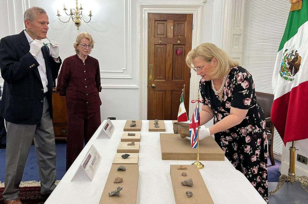 El Gobierno de México recobró 19 piezas prehispánicas, anteriores a 1492, que estaban en manos de un ciudadano británico en el Reino Unido.
