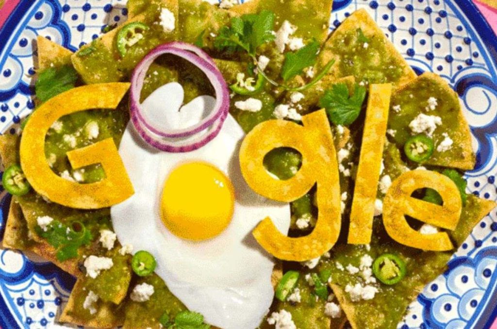 ¿Por qué el Doodle de hoy celebra a los chilaquiles? El buscador de Google nos antojó el desayuno con su homenaje del día de hoy.