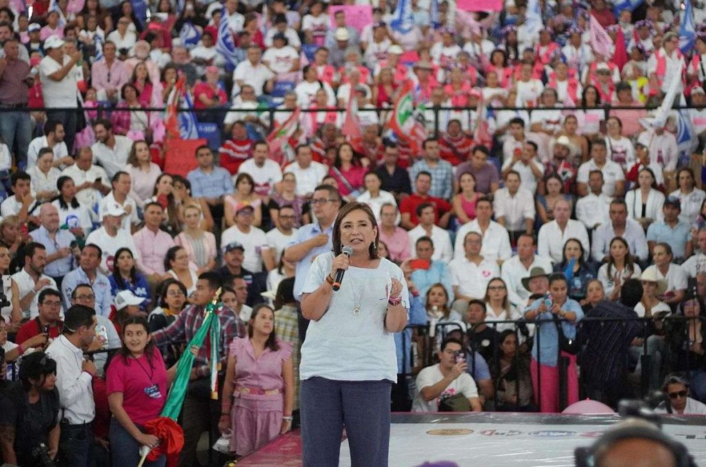 La candidata de Fuerza y Corazón por México, Xóchitl Gálvez, prometió que en caso de ganar las elecciones será una presidenta 'valiente'.