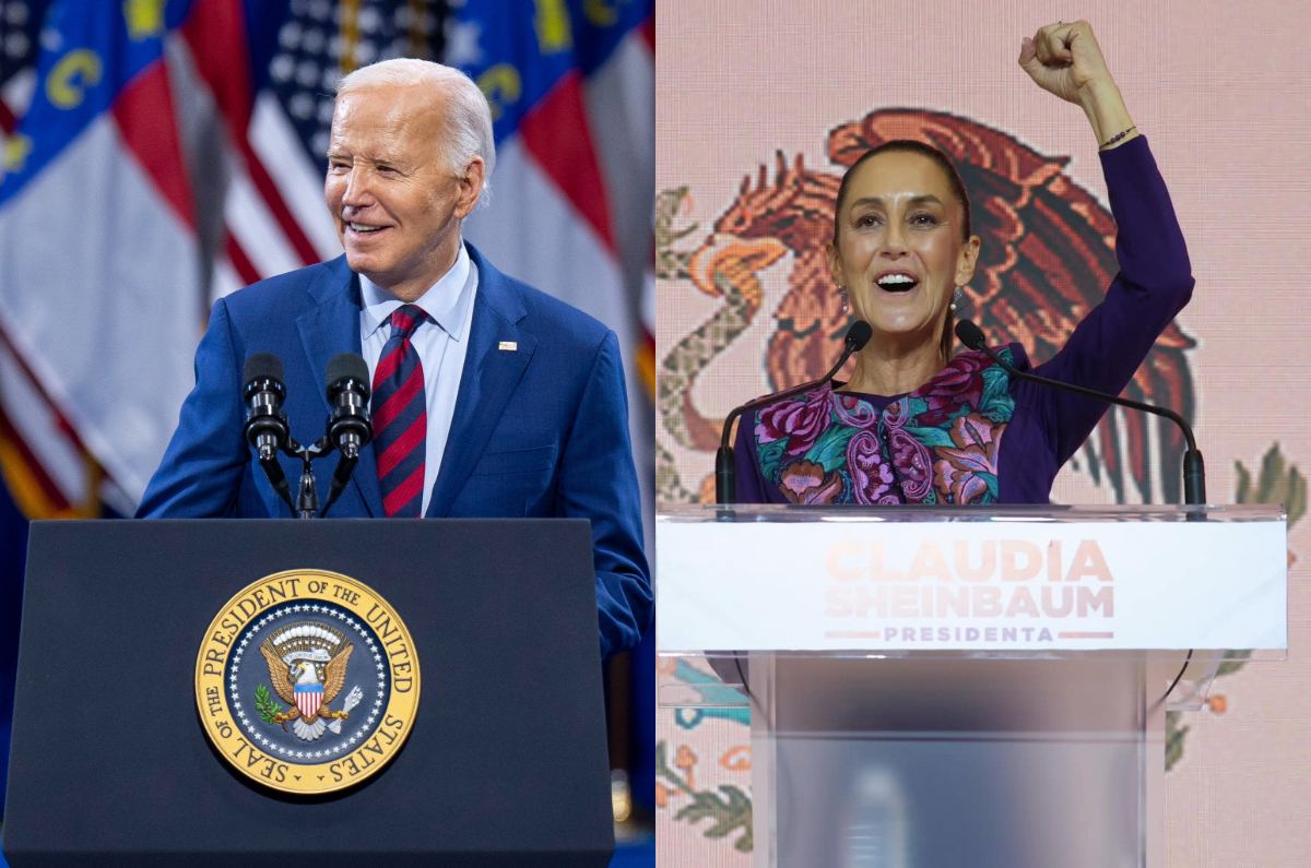 Biden llama por teléfono a Sheinbaum para felicitarla por su ‘histórico’ triunfo en México