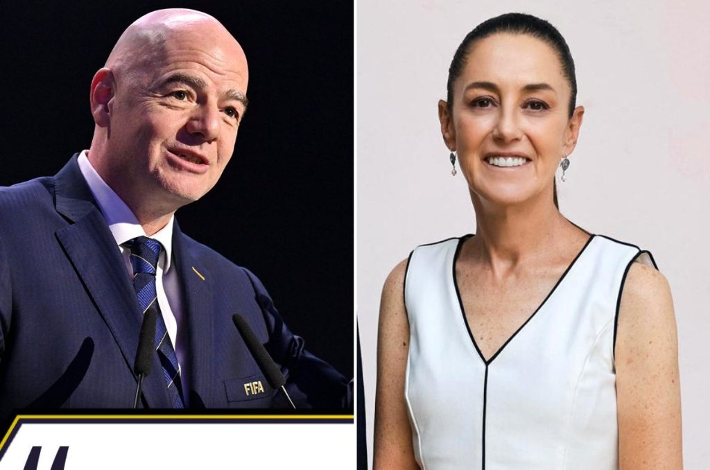 El presidente de la FIFA, Gianni Infantino, buscará mantener la colaboración con Claudia Sheinbaum para el Mundial 2026.