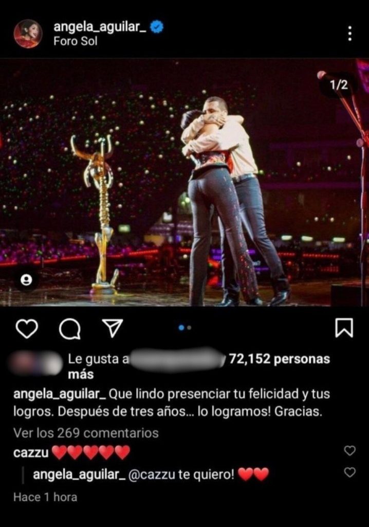 Los fans de Cazzu, de Belinda y del chisme no escatimaron en críticas contra la relación entre Ángela Aguilar y Christian Nodal.