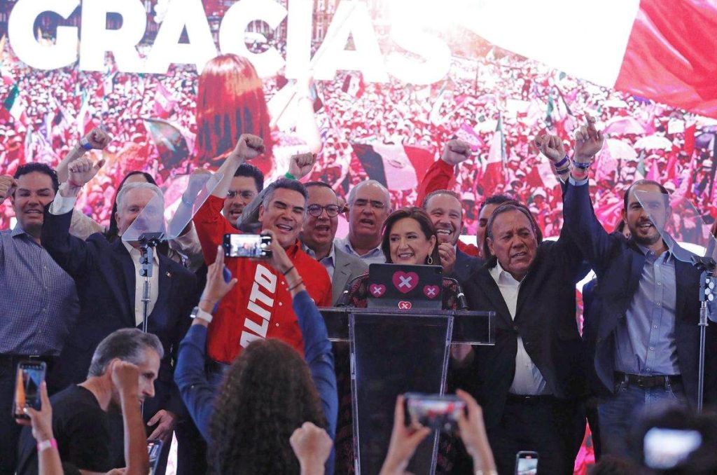 Con el cierre oficial de casillas, la candidata de Fuerza y Corazón por México, Xóchitl Gálvez, afirmó que 'está claro que ya ganamos'.