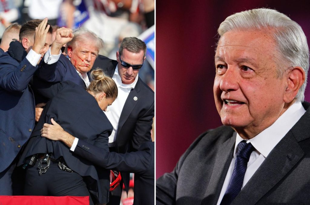 El presidente de México, Andrés Manuel López Obrador, reprobó el presunto atentado que sufrió el candidato Donald Trump.