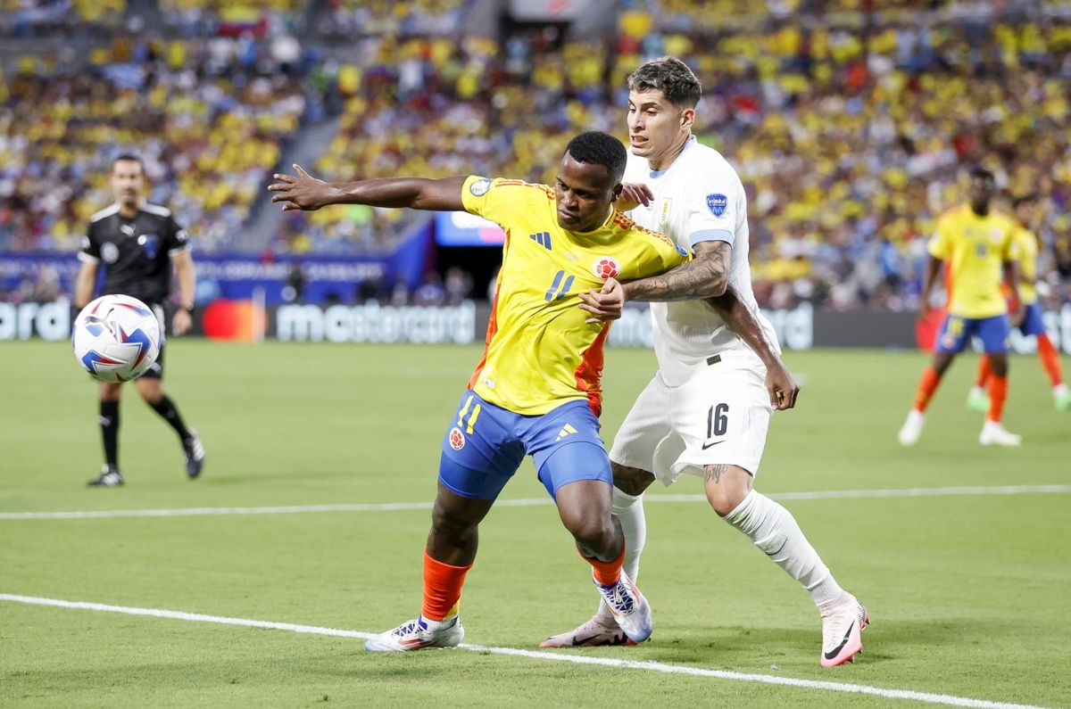 Colombia llega a la final de la Copa América tras vencer 1-0 a Uruguay; enfrentará a Argentina el próximo domingo. / EFE