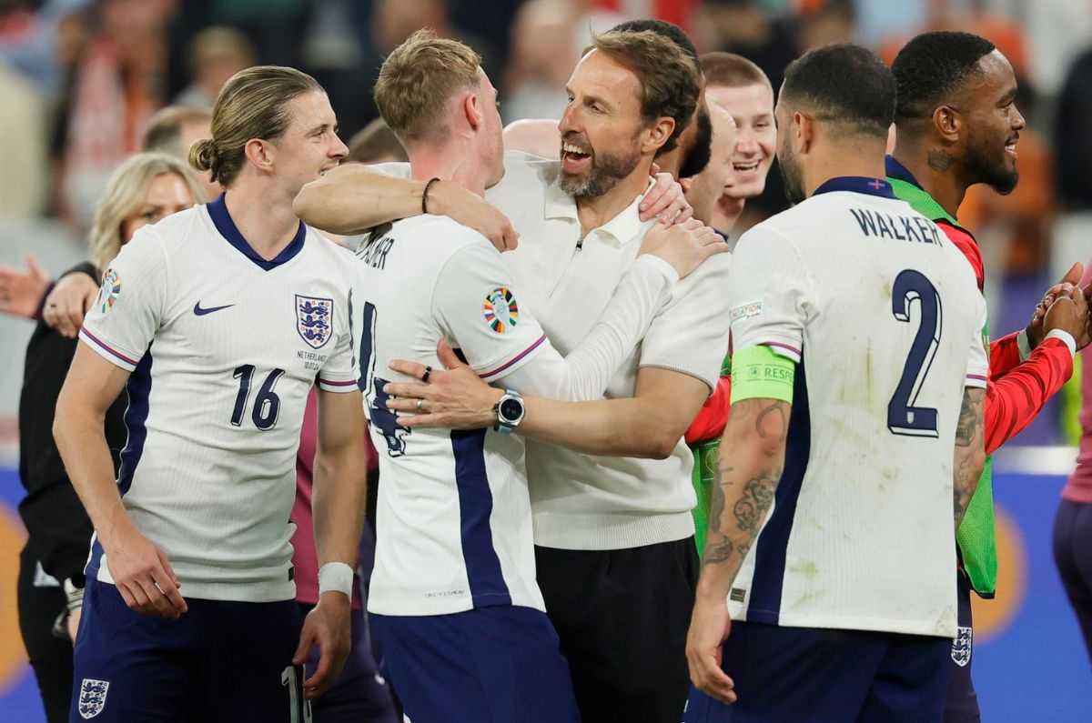 La Selección de Inglaterra logra su segunda final de Eurocopa al hilo al vencer a Países Bajos al 90; enfrentará la final contra España. / EFE