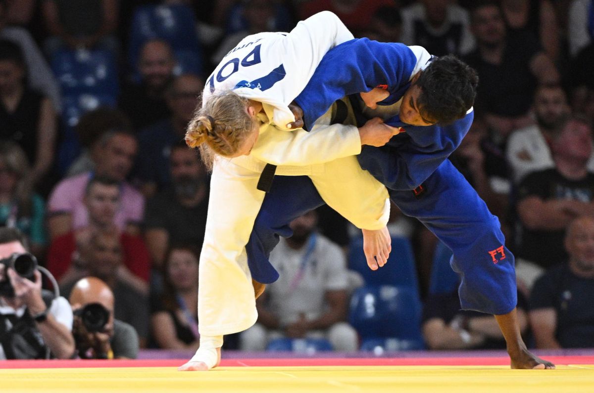 Prisca Awiti Alcaraz pasó a las semifinales de judo y es la primera vez que una luchadora mexicana lo hace en unos Juegos Olímpicos. / EFE