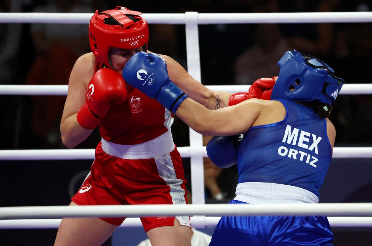 La mexicana Citlalli Vanessa Ortiz no logró avanzar en Juegos Olímpicos de París 2024 tras caer ante la australiana Caitlin Parker en box. / EFE