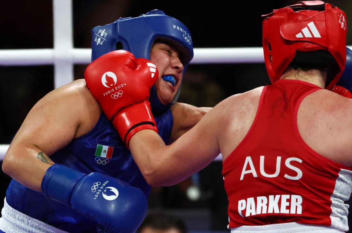 La mexicana Citlalli Vanessa Ortiz no logró avanzar en Juegos Olímpicos de París 2024 tras caer ante la australiana Caitlin Parker en box. / EFE