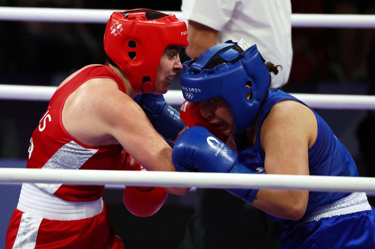 La mexicana Citlalli Vanessa Ortiz no logró avanzar en Juegos Olímpicos de París 2024 tras caer ante la australiana Caitlin Parker en box. / EFE