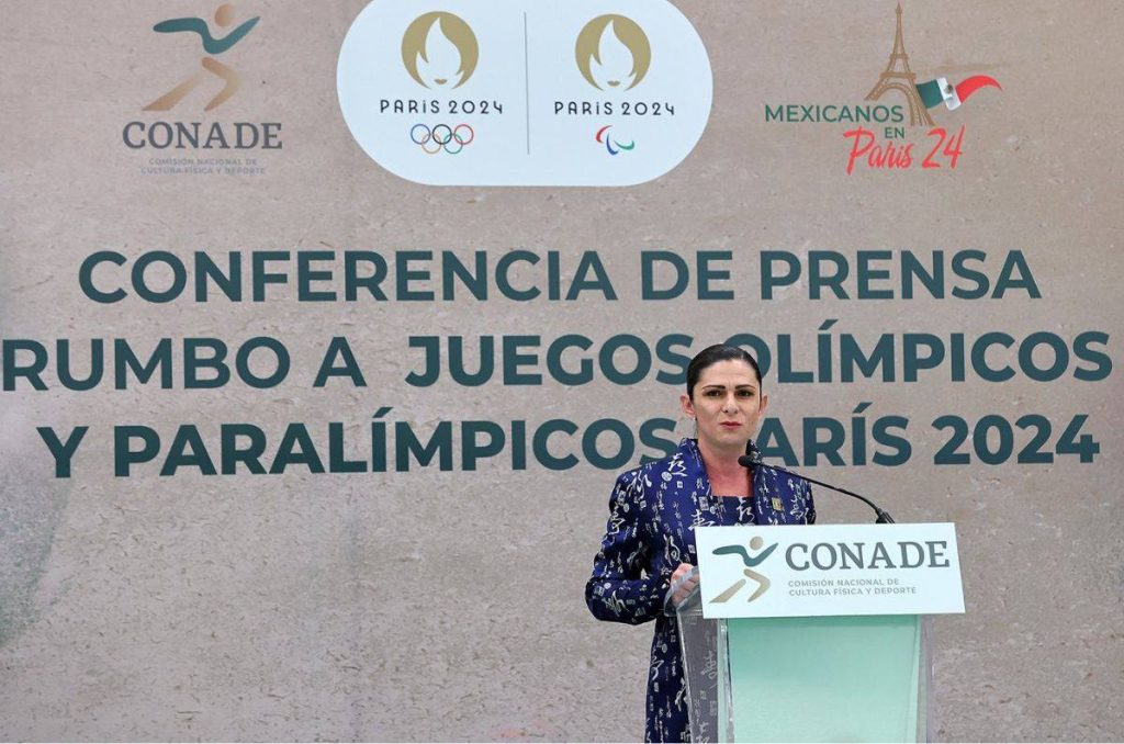 La titular de la Conade, Ana Gabriela Guevara, confía en que la delegación de México consiga nueve medallas en París 2024.