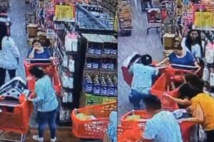 ¡Cuidado con los robos! Así operan montachoques dentro de supermercados