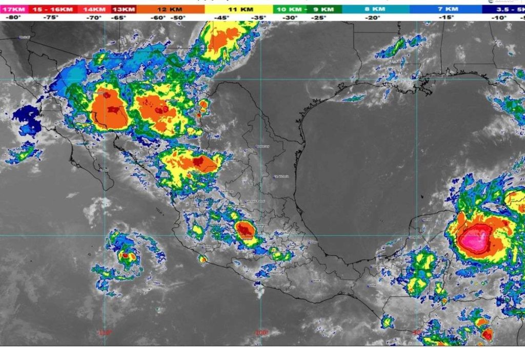 Mientras México está a la espera de la llegada del Huracán Beryl en el Golfo de México, en el Pacífico se forma la tormenta tropical Aletta.