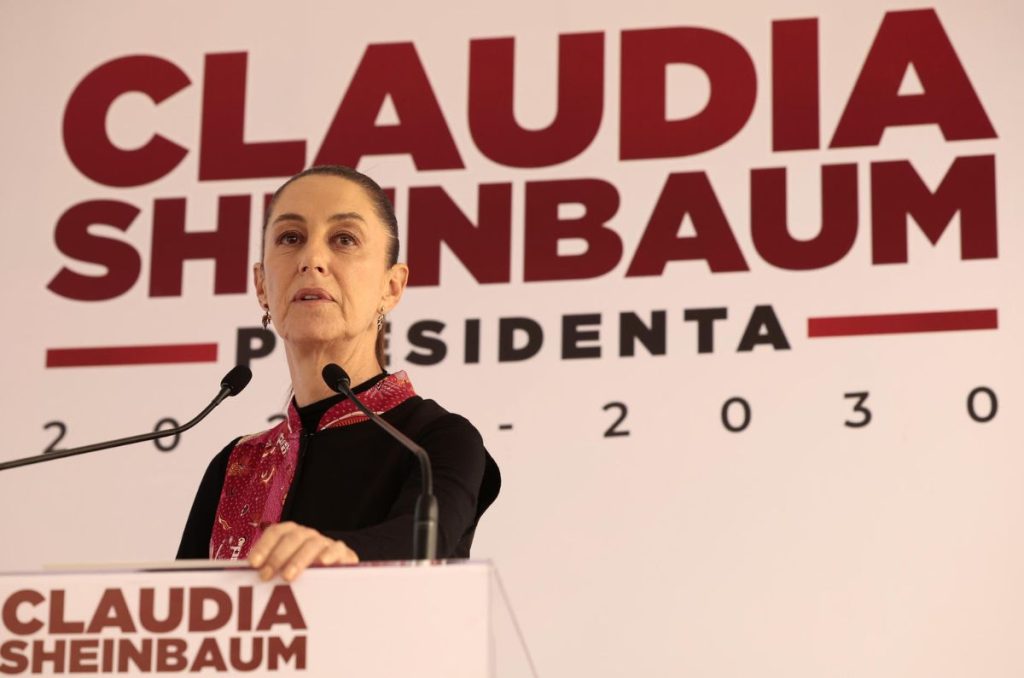 La presidenta electa de México, Claudia Sheinbaum, anunció sus planes para el cambio de banda presidencial el próximo 1 de octubre.