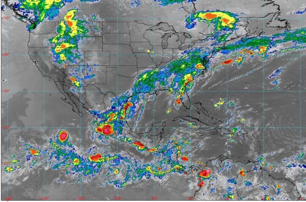 El Servicio Meteorológico Nacional (SMN) notificó la formación de la segunda tormenta tropical de la temporada en el océano Pacífico, Bud.