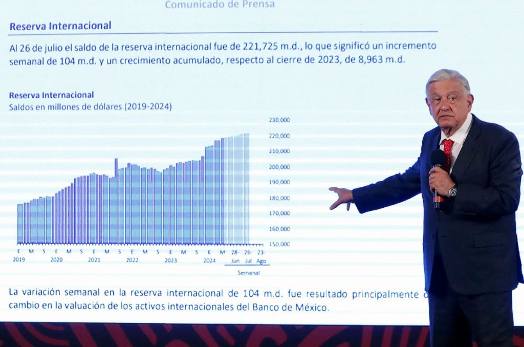 El presidente de México, Andrés Manuel López Obrador, aseguró que al país "no le afecta tanto" el lunes negro del mercado mundial.