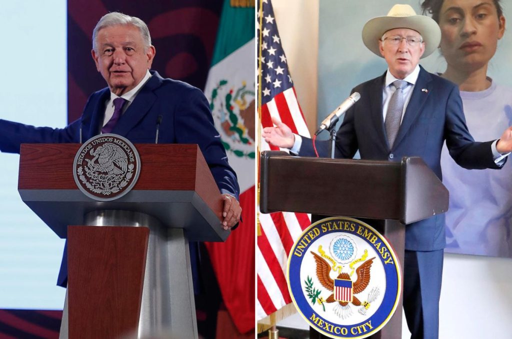 El presidente López Obrador descartó reunirse con el embajador de Estados Unidos, Ken Salazar, para discutir la reforma judicial.
