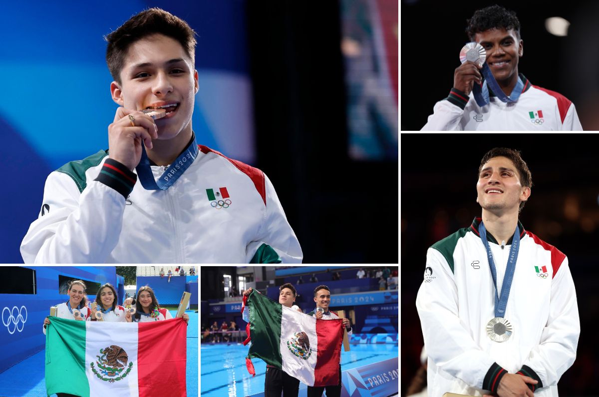 ¿Cuántas medallas y diplomas olímpicos consiguió México en París 2024?