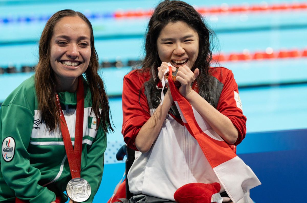 Haidee Aceves se quedó a solo seis centésimas de segundo de llevarse el primer lugar, consiguió la plata para México, la primera en Juegos Paralímpicos. / 