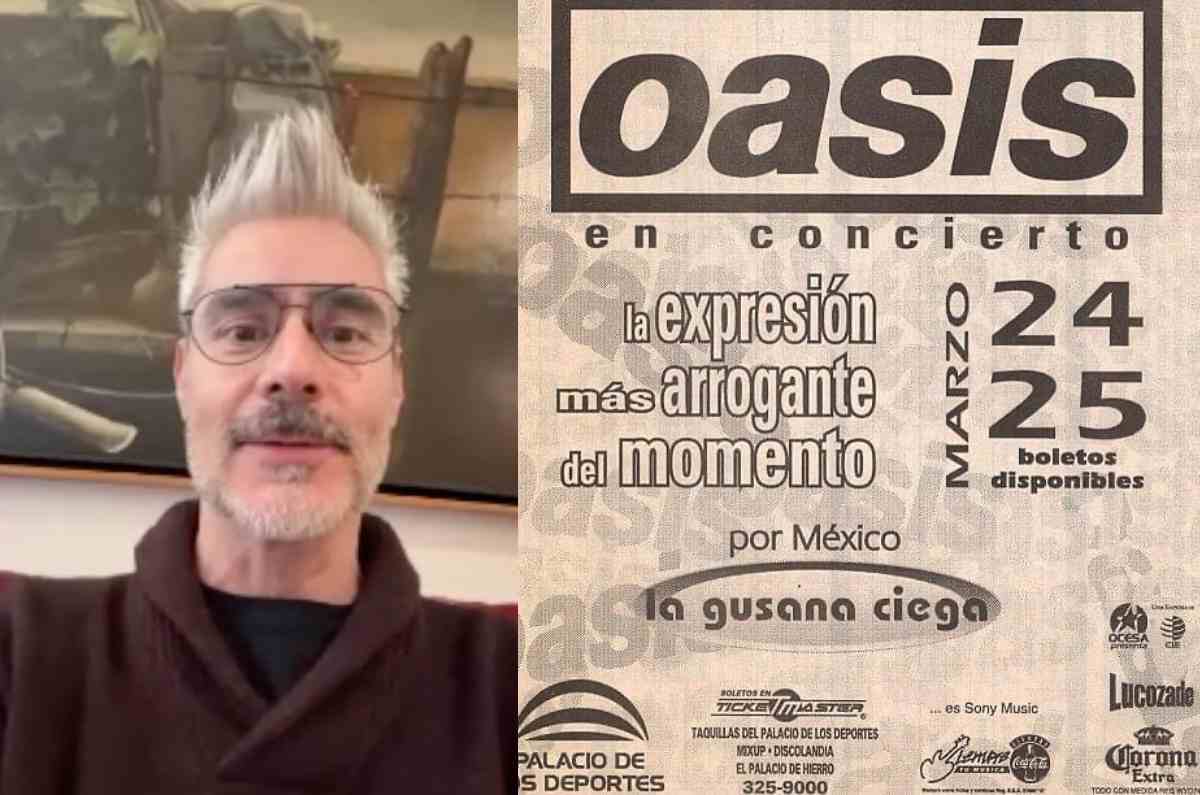 Así fue como La Gusana Ciega abrió para Oasis en CDMX en 1998