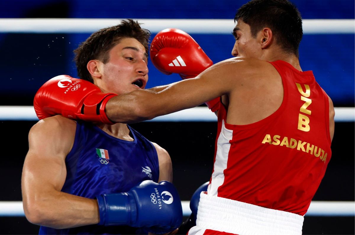 El mexicano Marco Verde suma una plata al medallero de México en los Juegos Olímpicos de París 2024 tras disputar la final de box en 71 kg.  / EFE