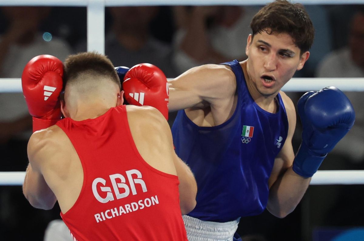 Marco Verde vence por decisión dividida al británico Lewis Richardson y se califica a la final de box en los Juegos Olímpicos de París 2024. / EFE