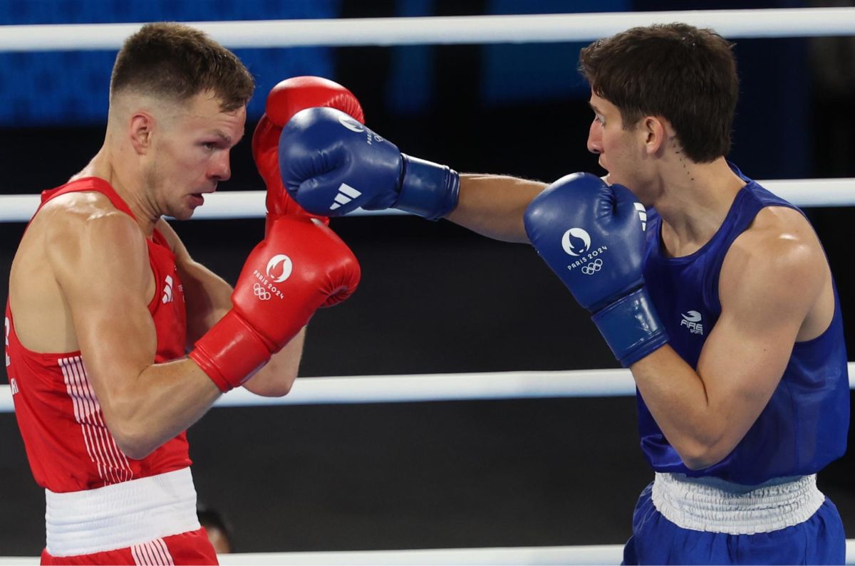 Marco Verde vence por decisión dividida al británico Lewis Richardson y se califica a la final de box en los Juegos Olímpicos de París 2024. / EFE