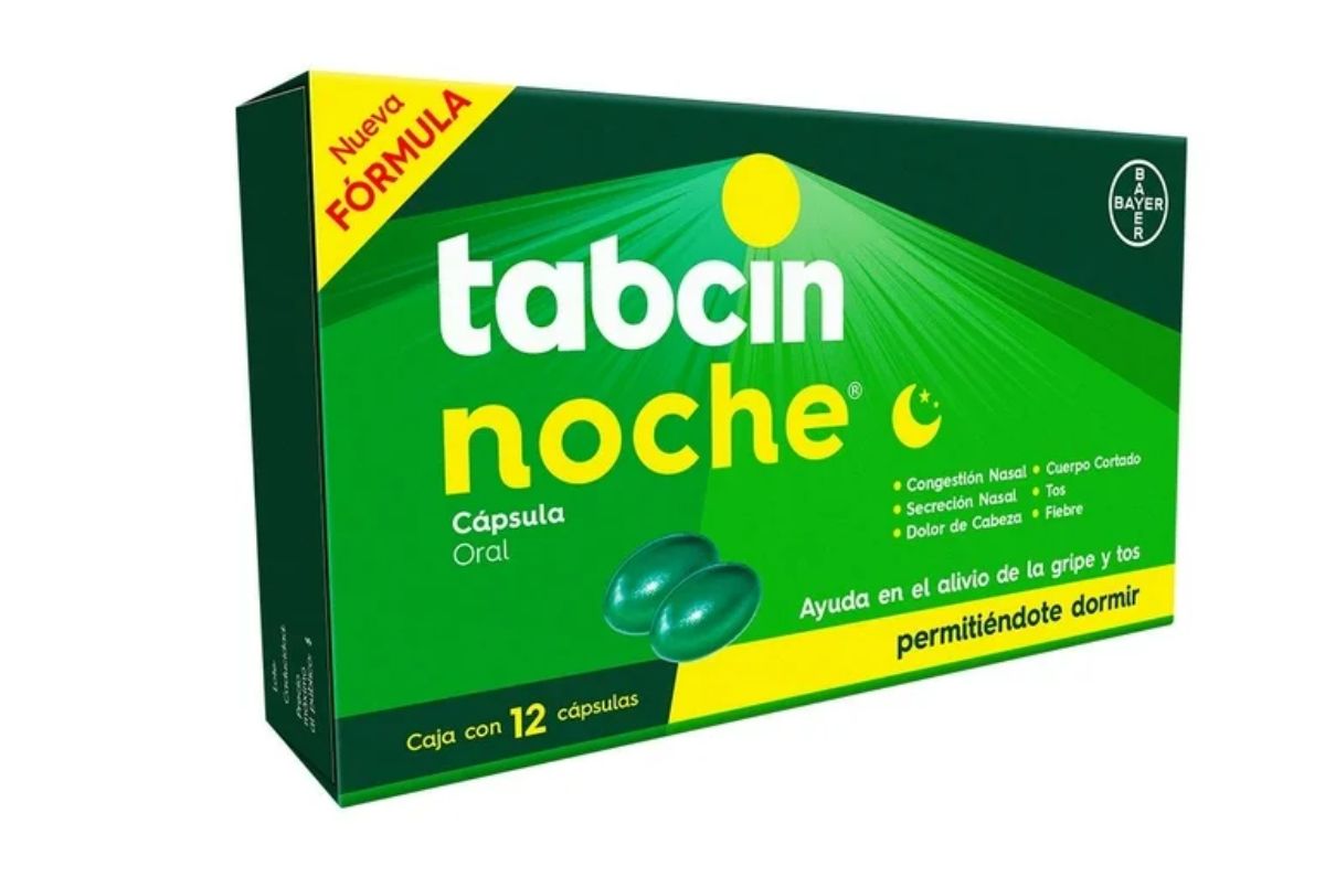 Este antigripal falsificado presenta el número de lote X24TLD, con fecha de caducidad de 21 ABR 26 y presentación de 12 capletas; no fue reconocido por la empresa. / Bayer