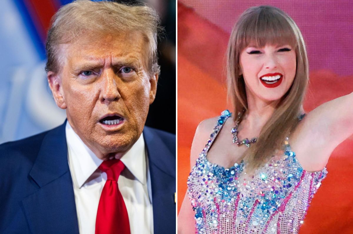 Donald Trump se lanza contra Taylor Swift por apoyar a Kamala Harris