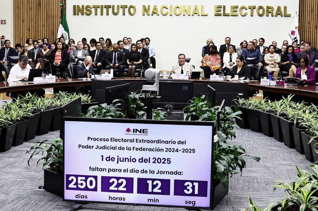 El INE inicia la cuenta regresiva de 250 días para la primera elección de jueces, magistrados y ministros de Suprema Corte.