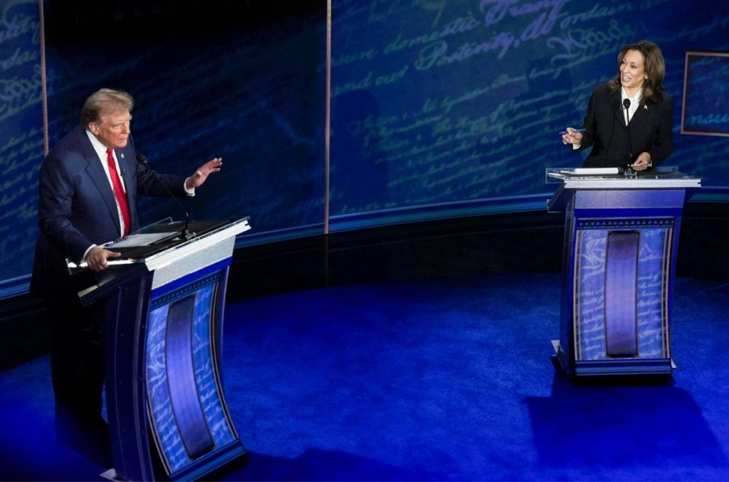 El debate, organizado por la cadena de televisión ABC News en Filadelfia, podría ser el único cara a cara entre Donald Trump y Kamala Harris.