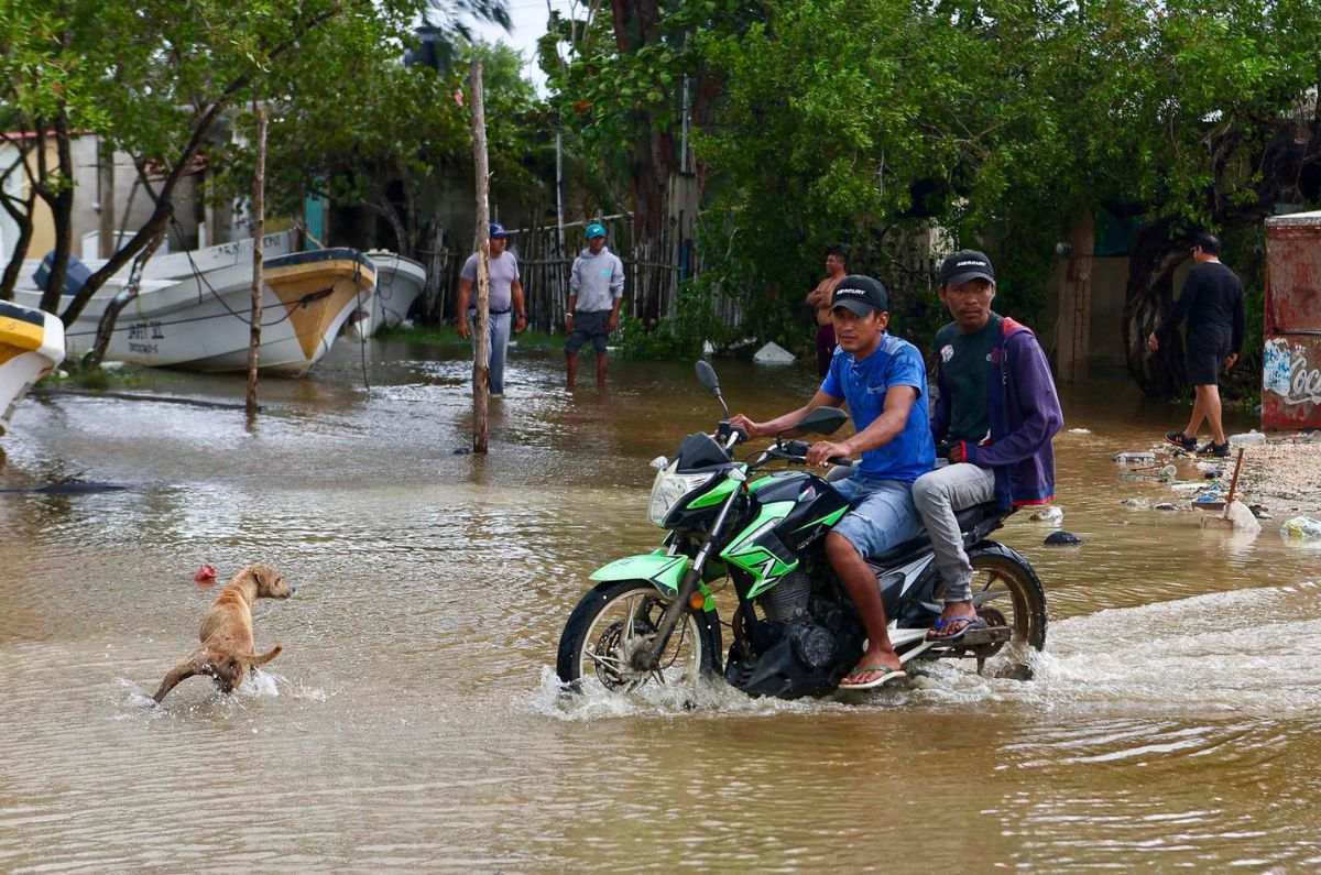 EFE / El huracán Milton dejó daños materiales en Quintana Roo y Yucatán.