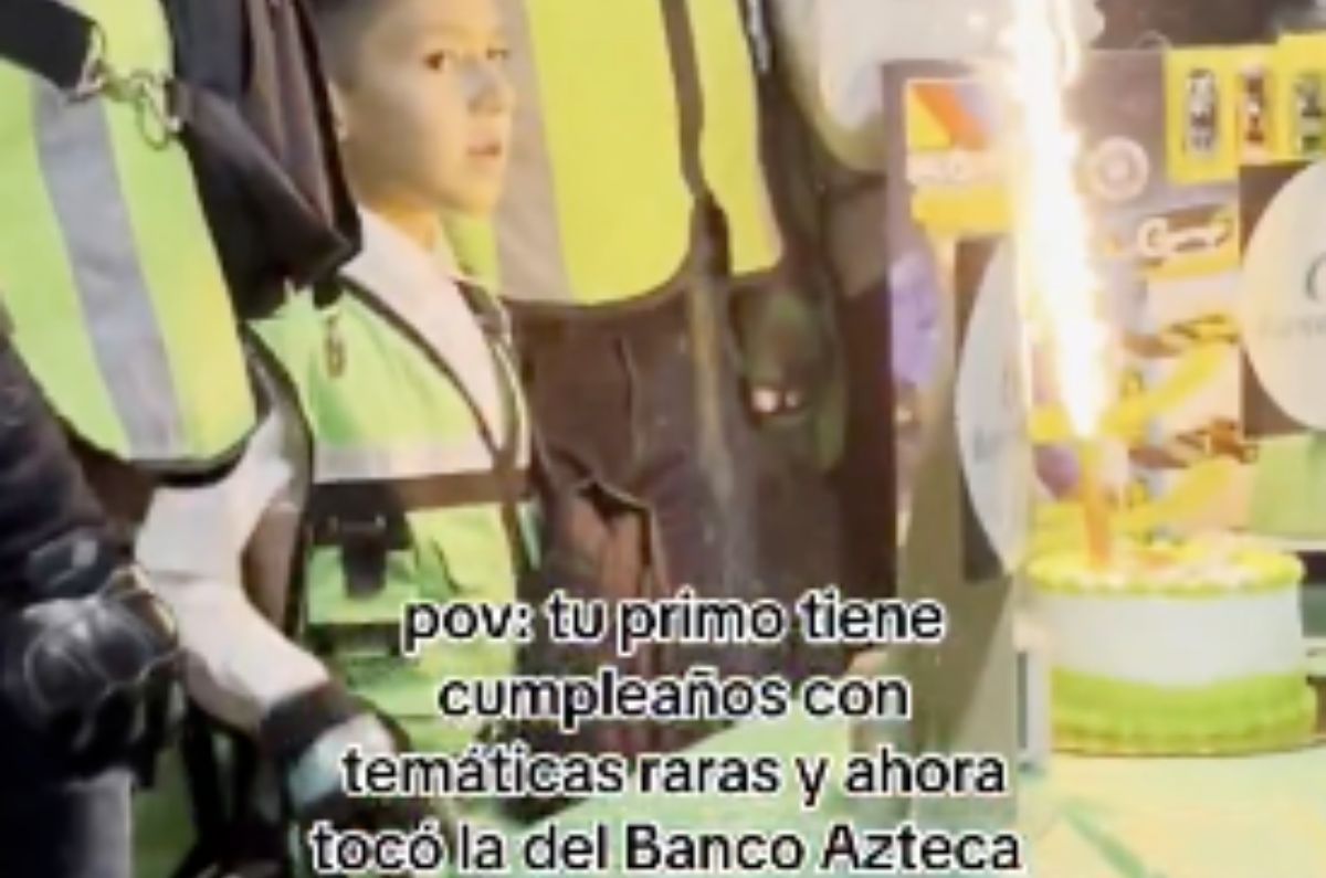 Niño celebra su cumpleaños con tema de Banco Azteca: ¡hasta tuvo ‘cobradores’!