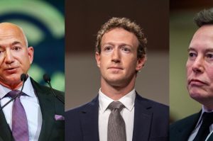 Mark Zuckerberg y Jeff Bezos acompañan a Donald Trump en la misa previa a su juramento
