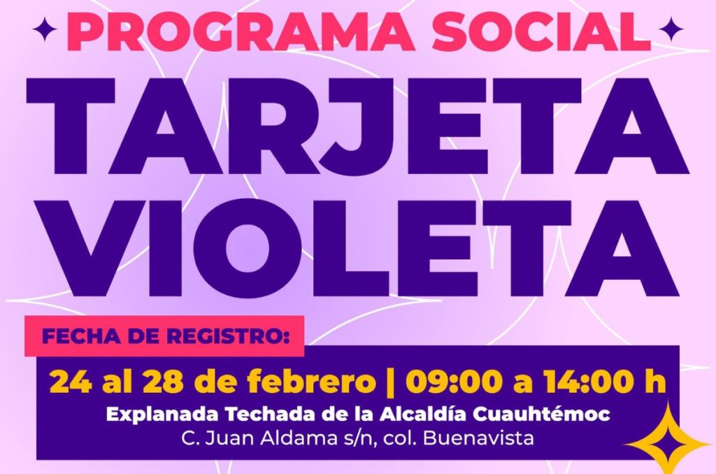 Tarjeta Violeta CDMX