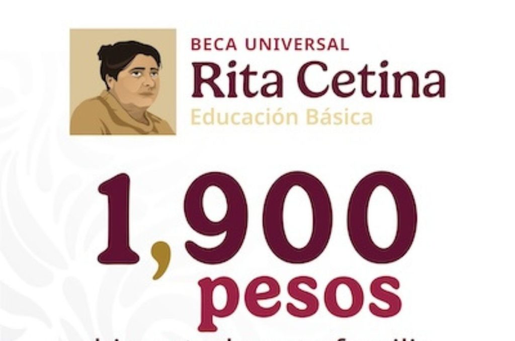 Beca Rita Cetina pagos de abril