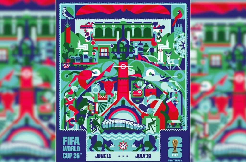 Mundial 2026 poster Monterrey