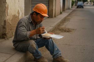 Caso Mazatlán: “gringo” corre a albañil de la banqueta ¿Es legal comer ahí durante la jornada?
