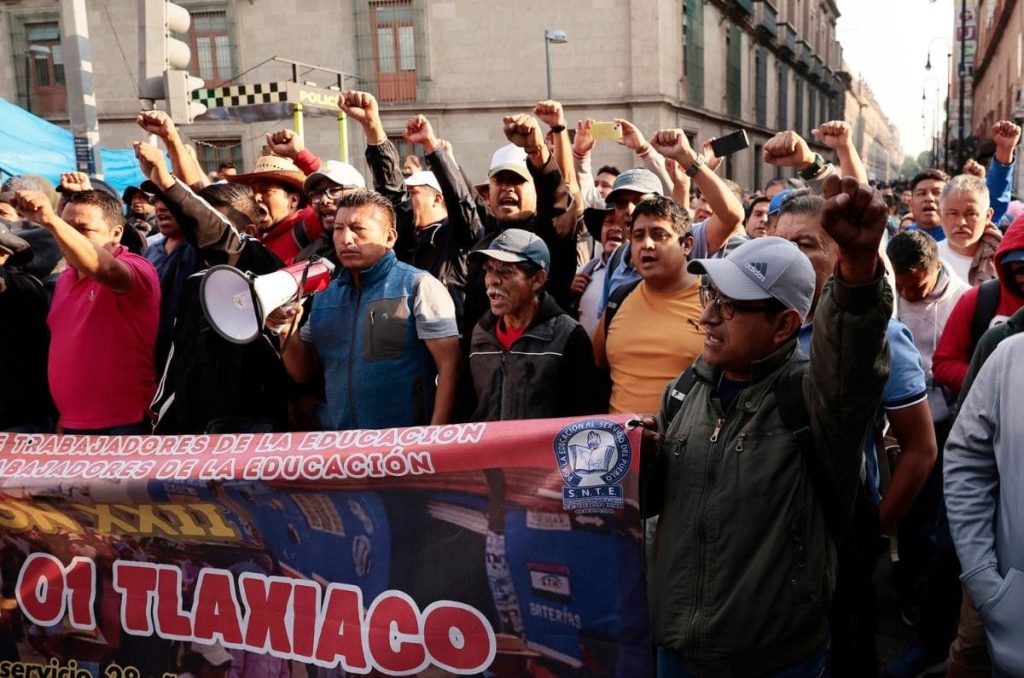 CNTE continua con los bloqueos en CDMX